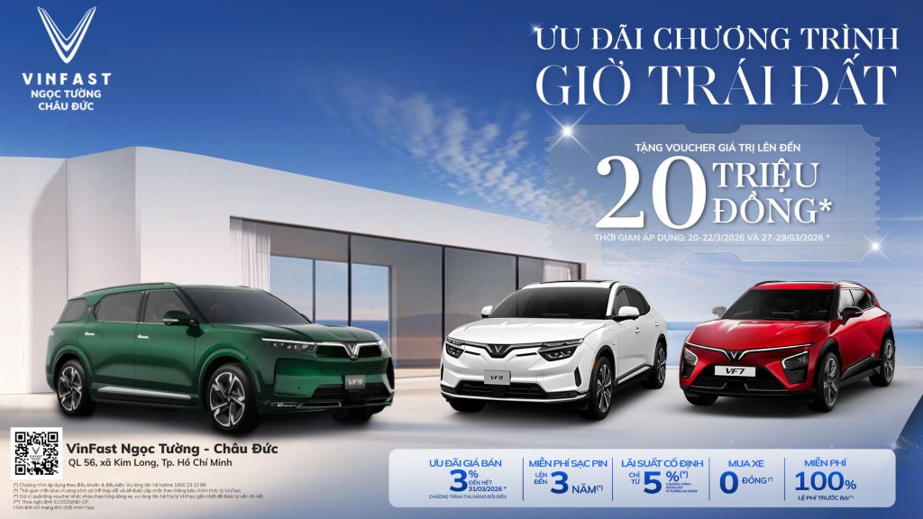 VinFast Ngọc Tường Cùng Giờ Trái Đất Đặt Cọc VF MPV 7 Nhận Voucher Lên Đến 20tr