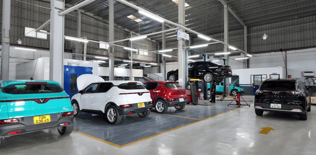 QUY MÔ XƯỞNG DỊCH VỤ