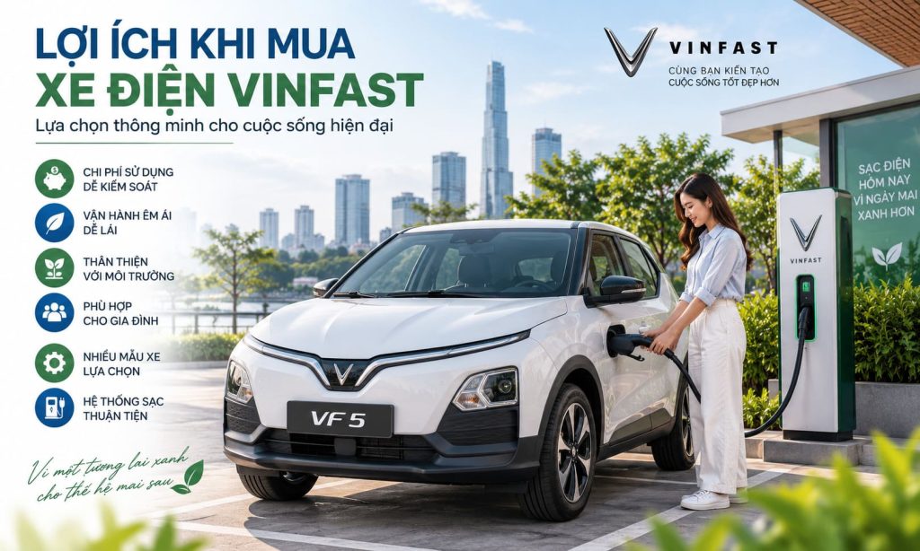 Lợi Ích Khi Mua Xe Điện VinFast