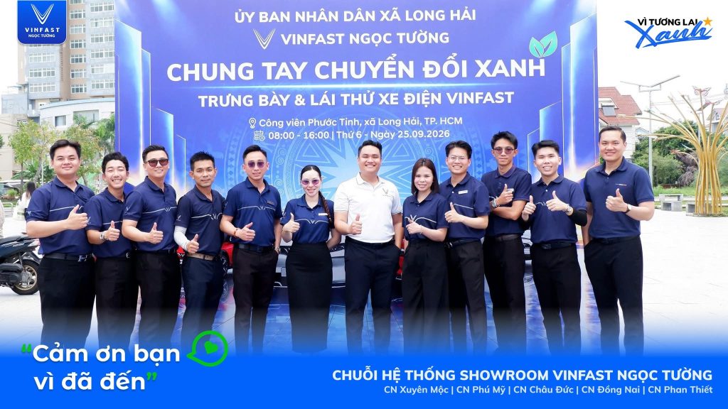 Tổng Kết Sự Kiện Lái Thử Xe Điện VinFast Tại Long Hải Ngày 25/09/2026