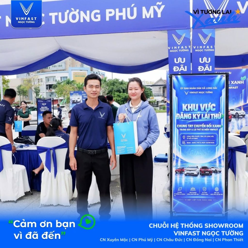 Tổng Kết Sự Kiện Lái Thử Xe Điện VinFast Tại Long Hải Ngày 25/09/2026