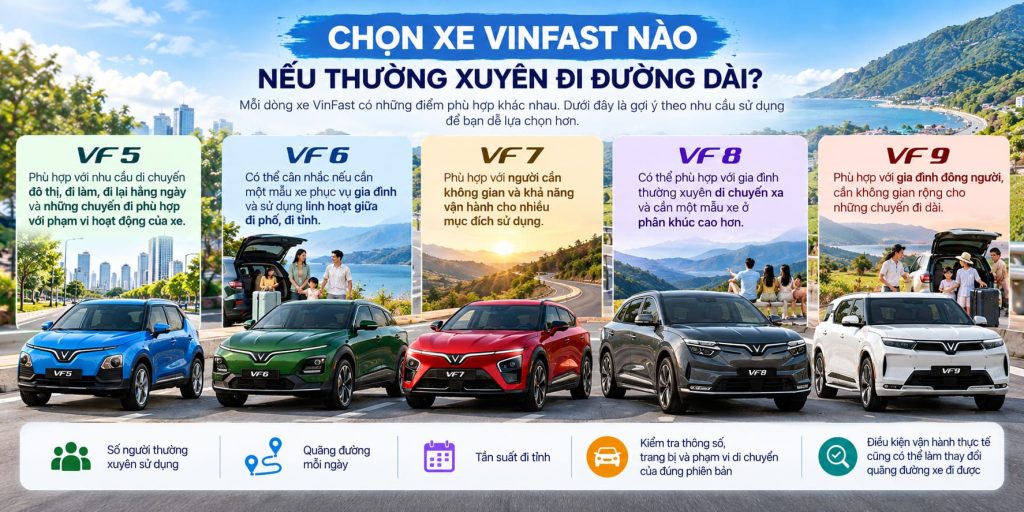 Xe Điện VinFast Đi Đường Dài Có Tiện Không?